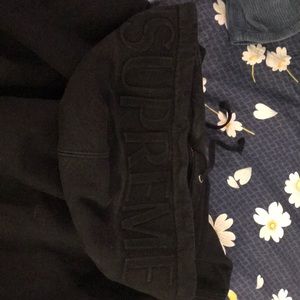 Supreme Hoodie with embossed hood